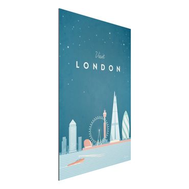 Stampa su alluminio - Poster Viaggio - Londra - Verticale 3:2