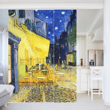 Tende scorrevoli set - Vincent Van Gogh - Café Terrace At Night