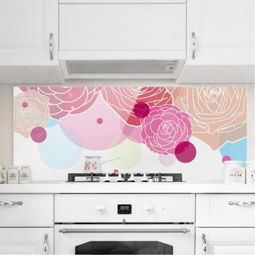 Paraschizzi in vetro - Roses And Bubbles
