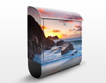 Cassetta postale At The Sea In Cornwall 39x46x13cm