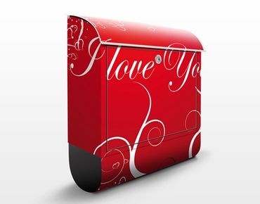 Cassetta postale Love You! 39x46x13cm