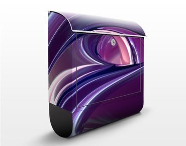 Cassetta postale Circles In Purple 39x46x13cm