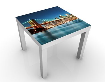 Tavolino design Nighttime Manhattan Bridge