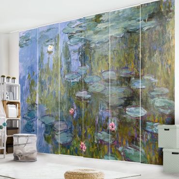 Tende scorrevoli set - Claude Monet - Ninfee (Nympheas) - 6 Pannelli