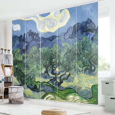 Tende scorrevoli set - Vincent Van Gogh - Olive Trees