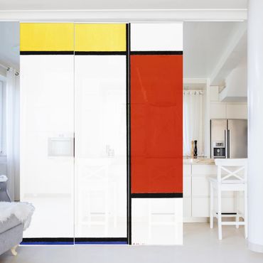 Tende scorrevoli set - Piet Mondrian - Composition I