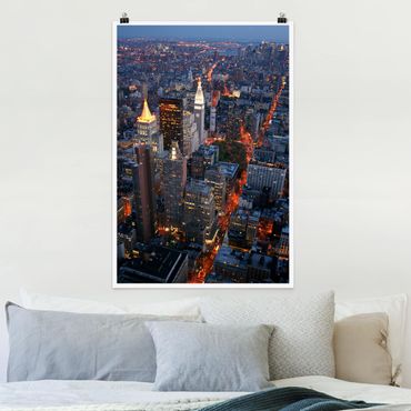 Poster - Manhattan Lights - Verticale 3:2