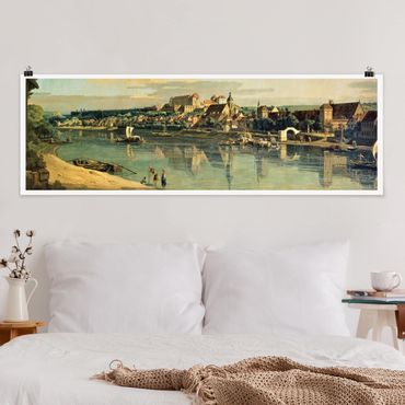 Poster - Bernardo Bellotto - View Of Pirna - Panorama formato orizzontale