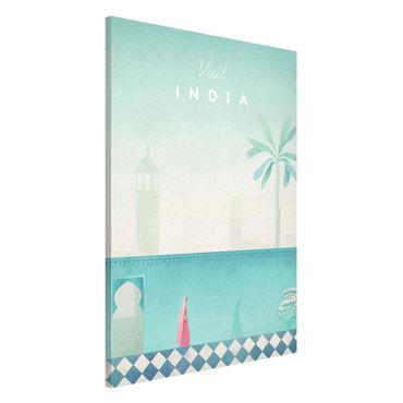 Lavagna magnetica - Viaggi Poster - India - Formato verticale 2:3