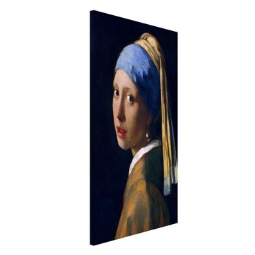 Lavagna magnetica - Jan Vermeer van Delft - Ragazza con l'orecchino di perla - Formato verticale 4:3
