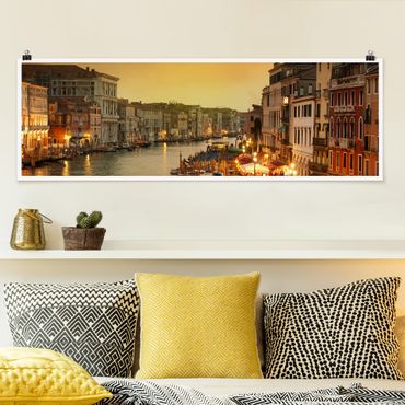 Poster - Canal Grande di Venezia - Panorama formato orizzontale