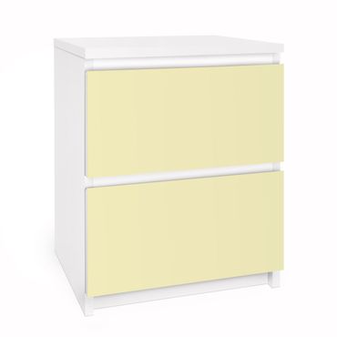 Carta adesiva per mobili IKEA - Malm Cassettiera 2xCassetti - Colour Crème