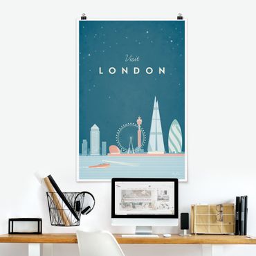 Poster - Poster Viaggio - Londra - Verticale 3:2