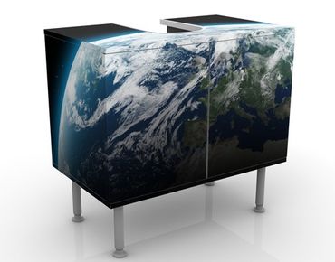 Mobile per lavabo design Illuminated Planet Earth