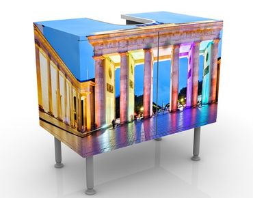 Mobile per lavabo design Illuminated Brandenburg Gate