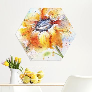 Esagono in forex - Painted girasole