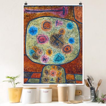 Poster - Paul Klee - Fiore In Pietra - Verticale 4:3