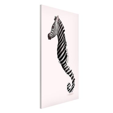 Lavagna magnetica - Seahorse Con Zebra Stripes - Formato verticale 4:3