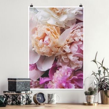 Poster - Blooming Peony - Verticale 3:2