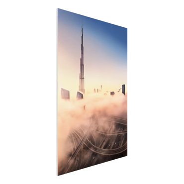 Quadro in forex - Heavenly skyline di Dubai - Verticale 2:3