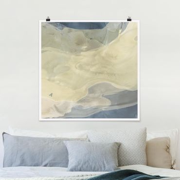 Poster - Oceano e il deserto io - Quadrato 1:1