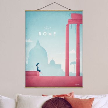 Foto su tessuto da parete con bastone - Poster Travel - Rome - Verticale 4:3