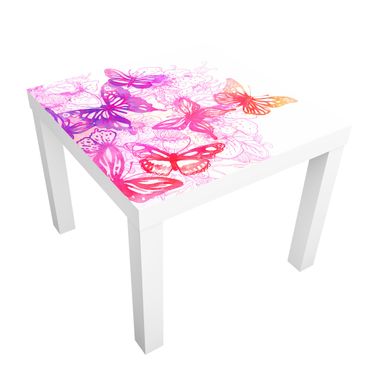 Carta adesiva per mobili IKEA - Lack Tavolino Butterfly Dream