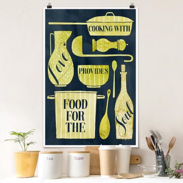 Poster - Soul Food - With Love - Verticale 3:2