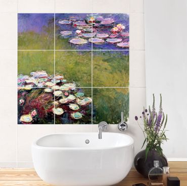 Adesivi per piastrelle con immagine - Claude Monet - Ninfee