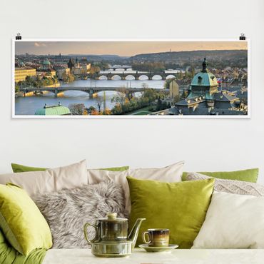 Poster - Praga - Panorama formato orizzontale