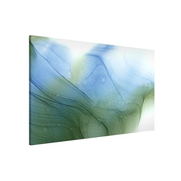 Lavagna magnetica - Mélange di verde muschio con blu