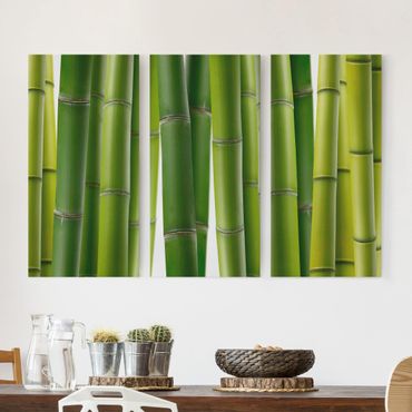 Stampa su tela 3 parti - Bamboo Plants - Verticale 2:1