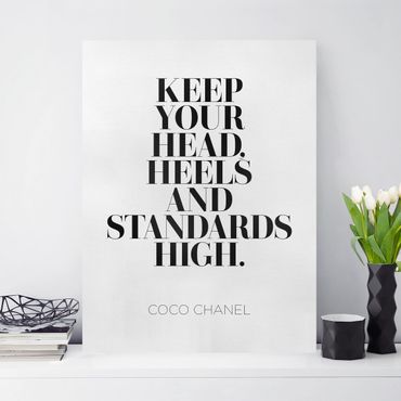 Stampa su tela - Keep Your Head High - Verticale 3:4