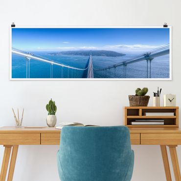 Poster - Bridge To Islanda - Panorama formato orizzontale