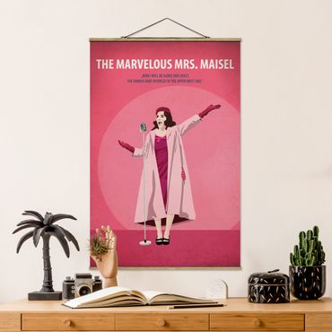 Foto su tessuto da parete con bastone - Poster del film La signora Marvelous Maisel - Verticale 3:2