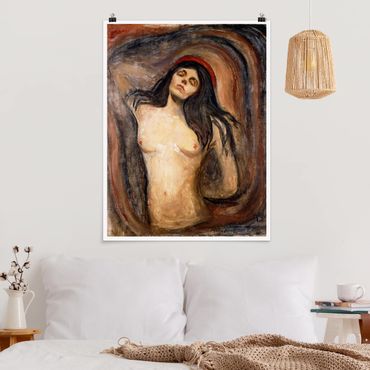 Poster - Edvard Munch - Madonna - Verticale 4:3