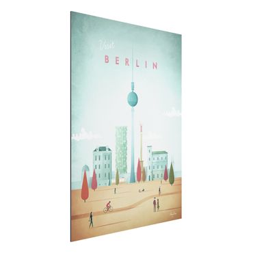 Stampa su alluminio - Poster viaggio - Berlino - Verticale 4:3