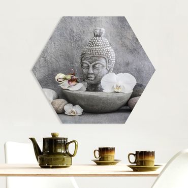 Esagono in forex - Zen Buddha, orchidee e pietre