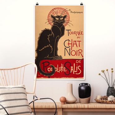 Poster - Théophile Steinlen - The Black Cat - Verticale 3:2
