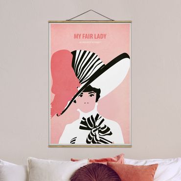 Foto su tessuto da parete con bastone - Poster del film My Fair Lady - Verticale 3:2