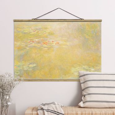 Foto su tessuto da parete con bastone - Claude Monet - Laghetto delle ninfee - Orizzontale 2:3