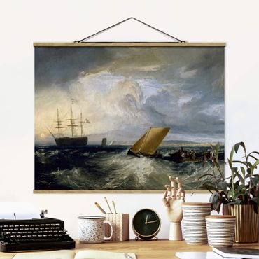 Foto su tessuto da parete con bastone - William Turner - Sheerness - Orizzontale 3:4