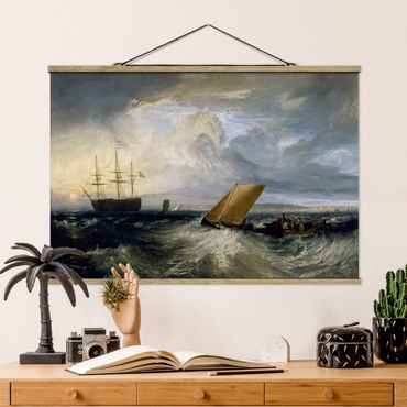 Foto su tessuto da parete con bastone - William Turner - Sheerness - Orizzontale 2:3