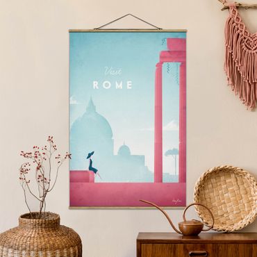Foto su tessuto da parete con bastone - Poster Travel - Rome - Verticale 3:2