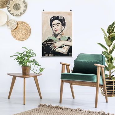 Poster - Frida Kahlo - Collage No.4 - Verticale 3:2