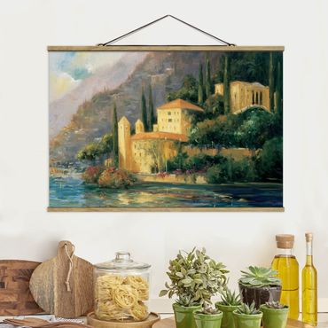 Foto su tessuto da parete con bastone - Campagna italiana - Country House - Orizzontale 2:3