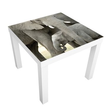 Carta adesiva per mobili IKEA - Lack Tavolino Elephant Love