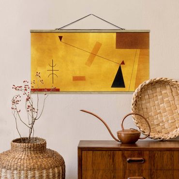 Quadro su tessuto con stecche per poster - Wassily Kandinsky - Ad eccezione di peso - Orizzontale 1:2