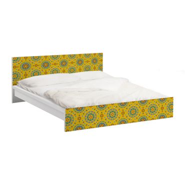 Carta adesiva per mobili IKEA - Malm Letto basso 140x200cm Wayuu Design