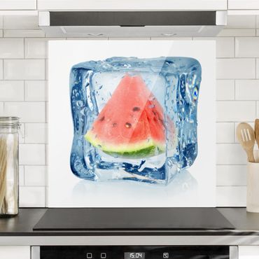 Paraschizzi in vetro - Melon in ice cube